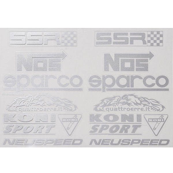 Sponsor Logo Sticker Set