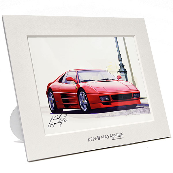 Ferrari 348GTB Irrustration by Kenichi Hayashibe