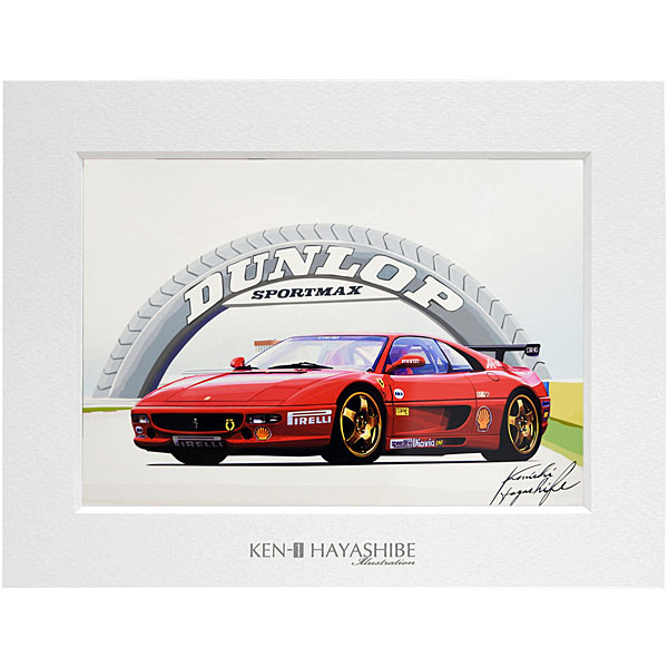 Ferrari F355 Challenge Irrustration by Kenichi Hayashibe