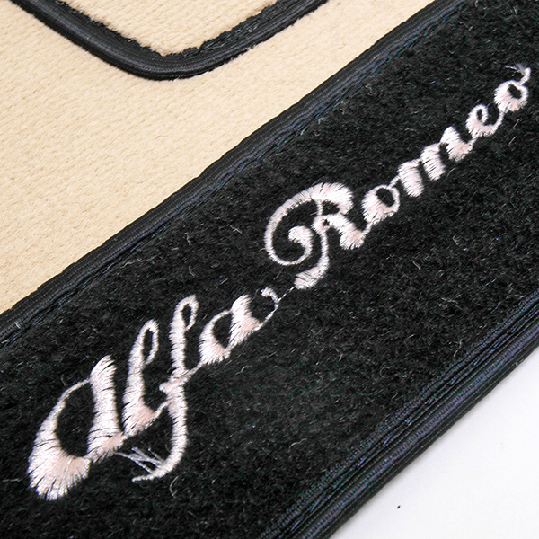 Alfa Romeo 147/GT Floor Mats(Beige/Black Piping/RHD)