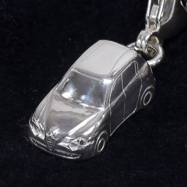 Alfa Romeo147 Sterling silver Keyring