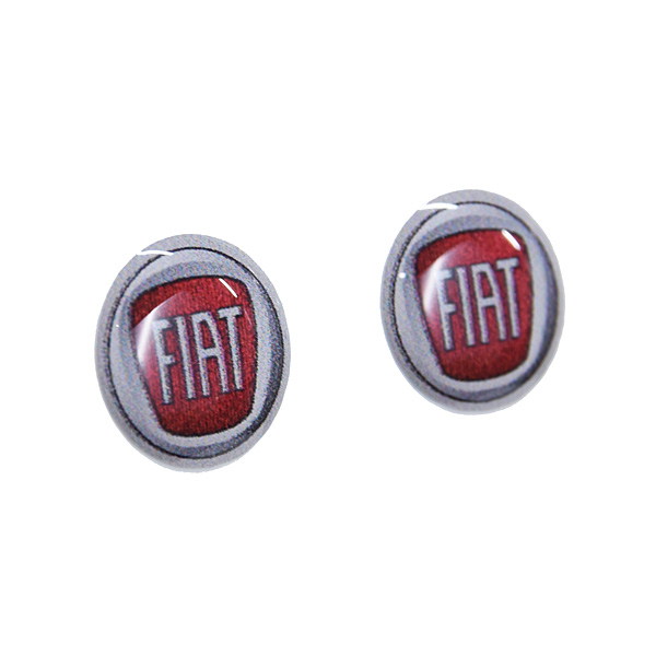 FIAT Official 2007 New Emblem 3D Sticker Set(12mm/2pcs.)