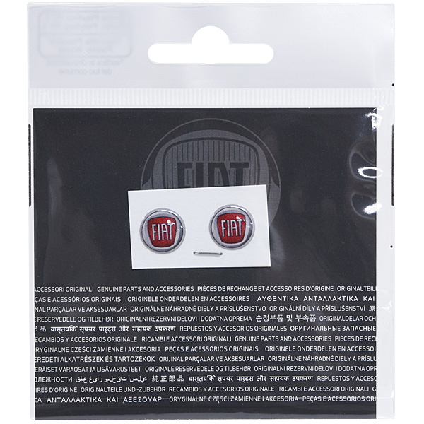 FIAT Official 2007 New Emblem 3D Sticker Set(12mm/2pcs.)