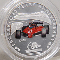 Ferrari 60anni Silver Coin Set by BOLAFFI