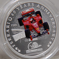 Ferrari 60anni Silver Coin Set by BOLAFFI