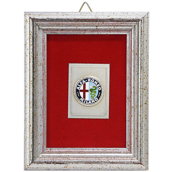 Alfa Romeo Stamp-Shaped Emblem Frame 