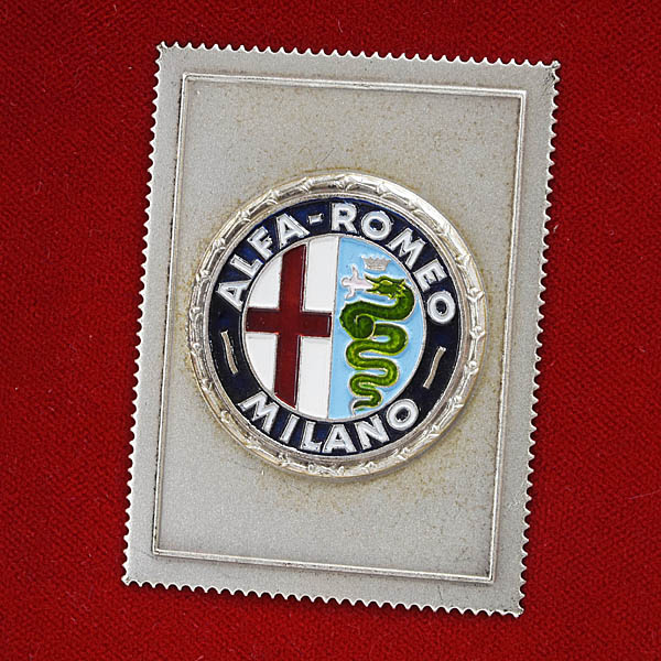 Alfa Romeo Stamp-Shaped Emblem Frame 