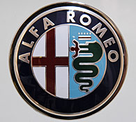 Alfa Romeo Emblem Shaped Paper Weight